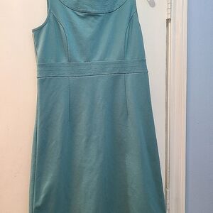 Loft mint green empire waist dress